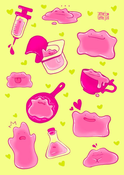 Ditto Stickers