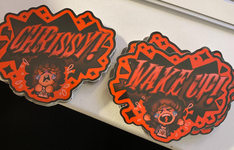 Chrissy, Wake Up! Stickers