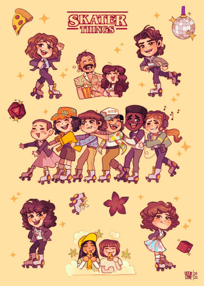 Stranger Things Stickers